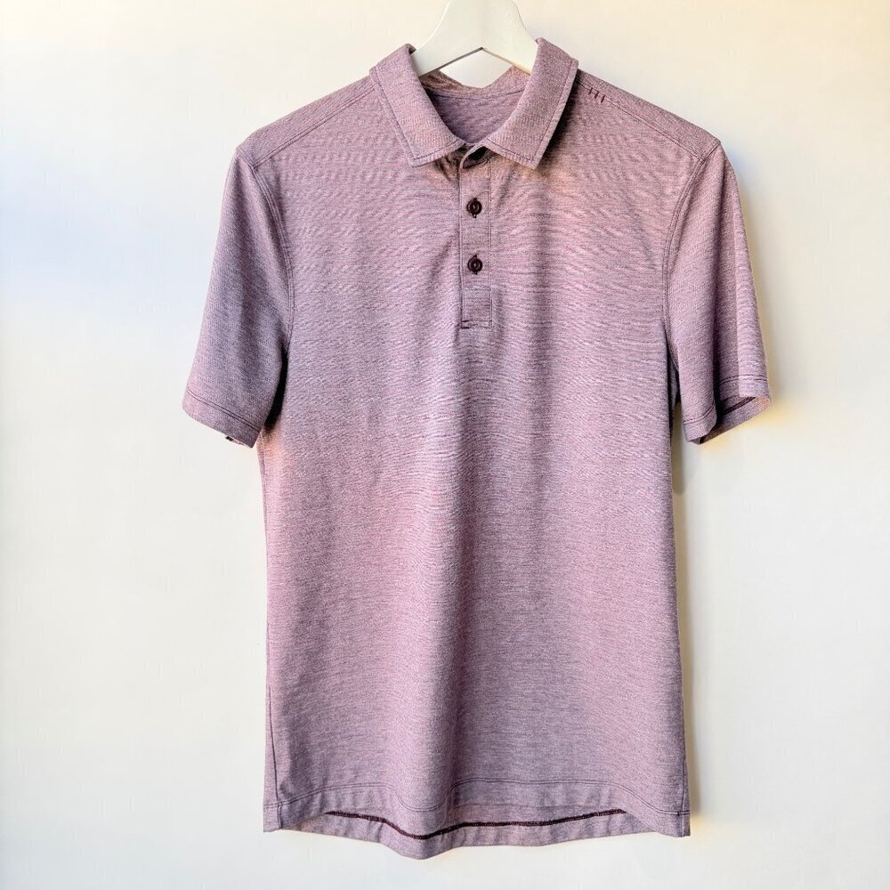 Lululemon Evolution Short-Sleeve Polo Shirt – burgundy J200